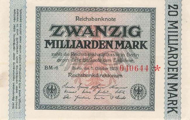 20 Milliarden Mark